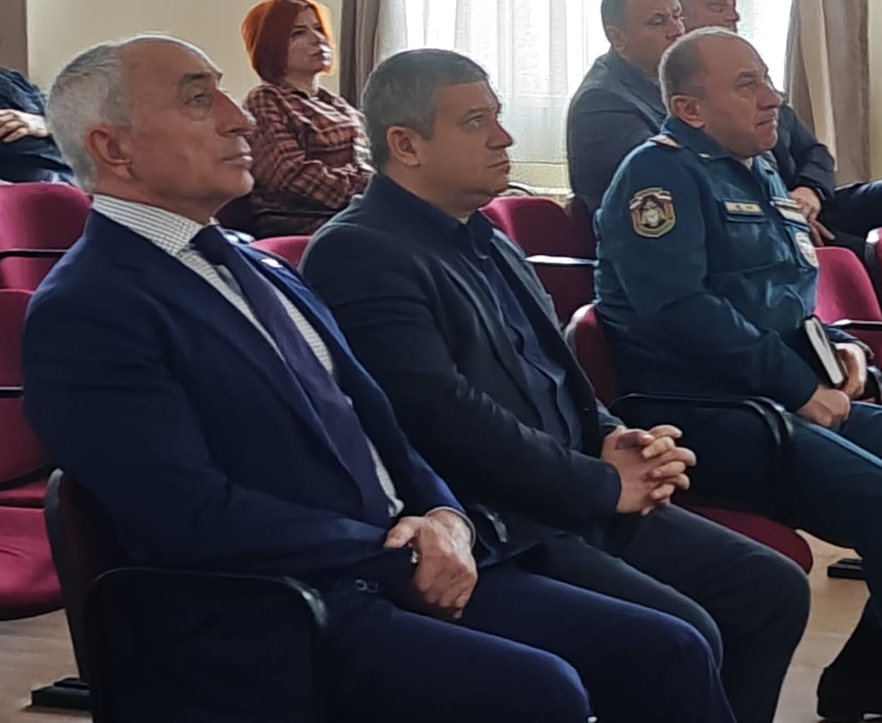 В МЧС Дагестана прошел коллективный просмотр документального фильма "Битва за Кавказ".